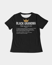 Black Grandma Women T-Shirt