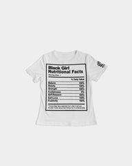 Black Girl Nutritional Facts T-Shirt