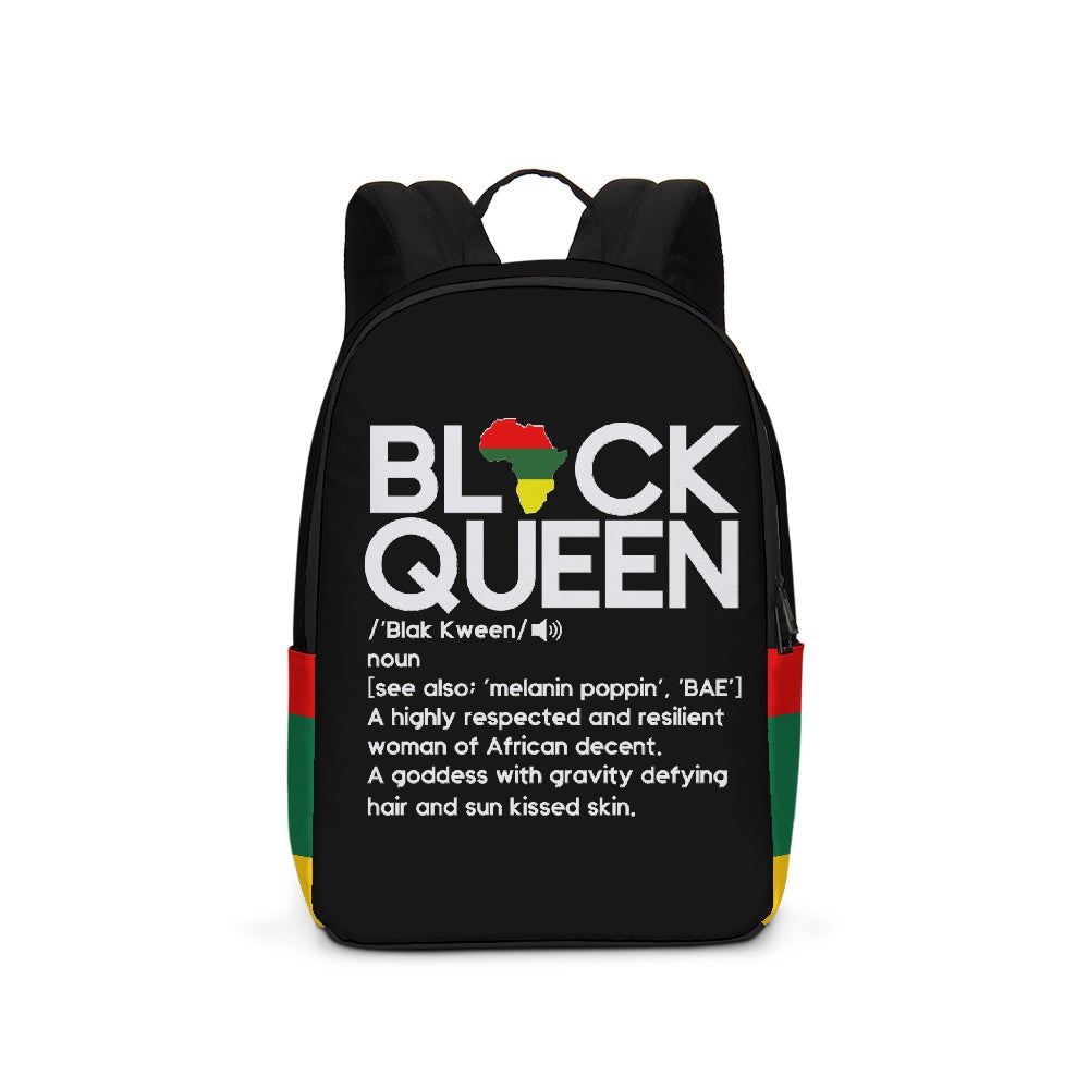 Black Queen Definition Large Book Bag