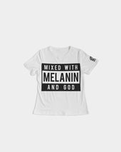 Mixed with Melanin and God T-Shirt