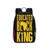 Educated Black King Large Book Bag